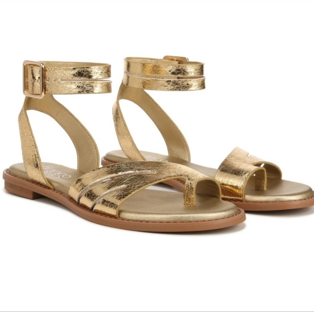 Franco Sarto Greene Gladiator Sandals! Size 10 In Excellent Condition!